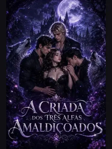 Capa de A Criada dos Três Alfas Amaldiçoados