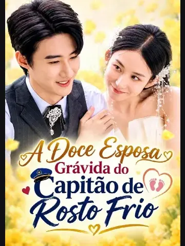 Capa de A Doce Esposa Grávida do Capitão de Rosto Frio