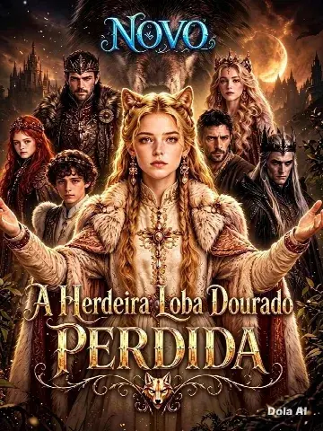 Capa de A Herdeira Loba Dourado Perdida