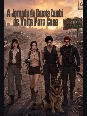 Capa de A Jornada da Garota Zumbi de Volta para Casa