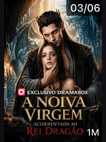 Capa de A Noiva Virgem Acorrentada ao Rei Dragão