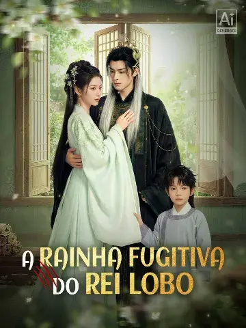 Capa de A Rainha Fugitiva do Rei Lobo