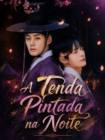 Capa de A Tenda Pintada na Noite
