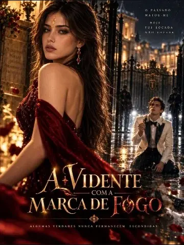 Capa de A Vidente com a Marca de Fogo