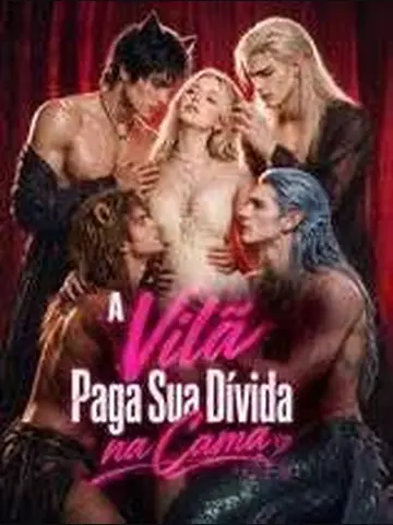 Capa de A Vilã Paga Sua Dívida na Cama