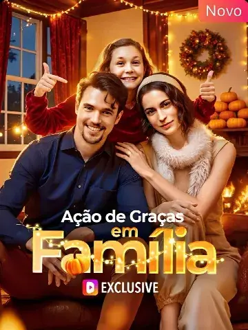 Capa de Ação de Graças em Família
