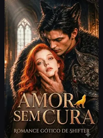Capa de Amor sem Cura / Romance Gótico de Shifter