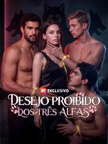 Capa de Desejo Proibido dos Três Alfas
