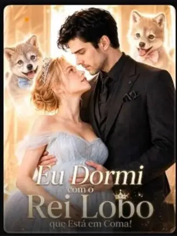 Capa de Eu Dormi com o Rei Lobo que Está em Coma