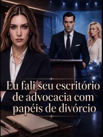 Capa de Eu Fali Seu Escritório de Advocacia com Papéis de Divórcio