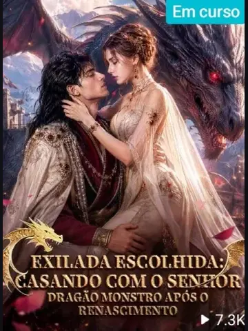 Capa de Exilada Escolhida: Casando com o Senhor Dragão / Monstro Após o / Renascimento