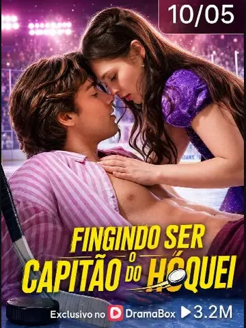 Capa de Fingindo Ser o Capitão do Hóquei / Faking It With the Hockey Captain