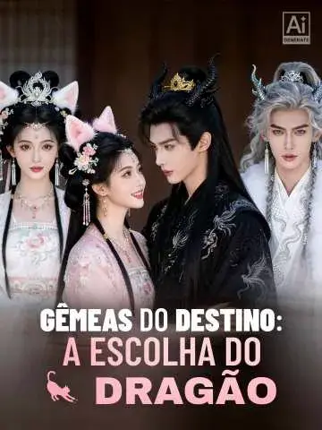 Capa de Gêmeas do Destino: a Escolha do Dragão