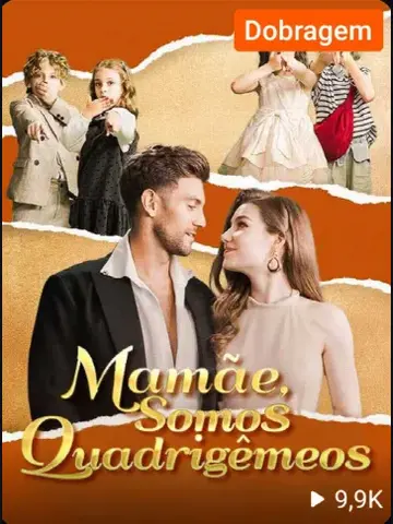 Capa de Mamãe Somos Quadrigêmeos / A Conspiração Entre as Irmãs Gêmeas