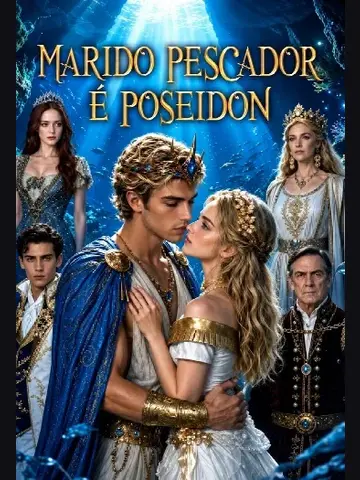 Capa de Marido Pescador É Poseidon