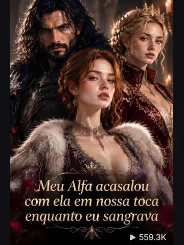 Capa de Meu Alfa Acasalou com Ela em Nossa Toca Enquanto Eu Sangrava