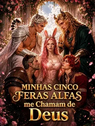 Capa de Minhas Cinco Feras Alfas Me Chamam de Deus
