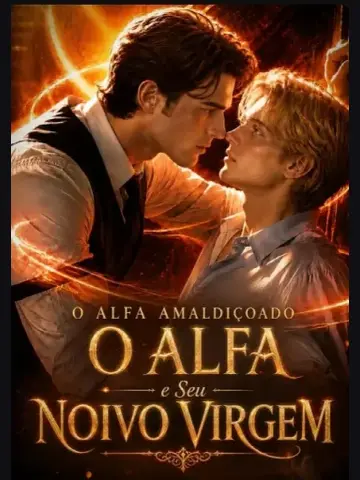 Capa de O Alfa Amaldiçoado e Seu Noivo Virgem