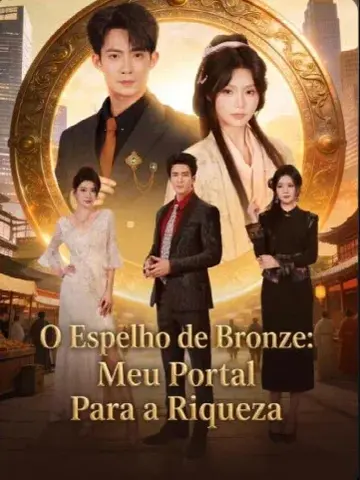 Capa de O Espelho de Bronze: Meu Portal para a Riqueza