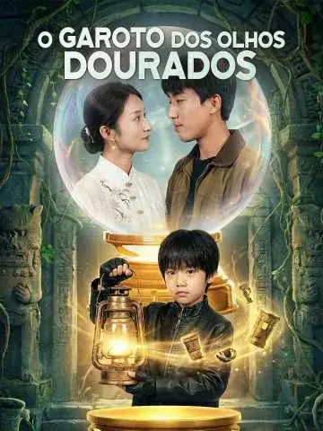 Capa de O Garoto dos Olhos Dourados