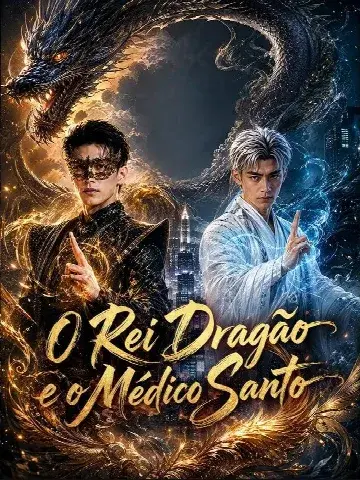 Capa de O Rei Dragão e o Médico Santo