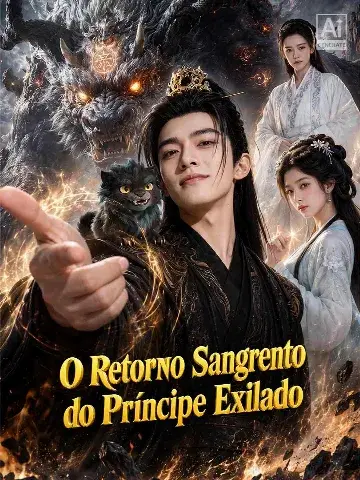 Capa de O Retorno Sangrento do Príncipe Exilado