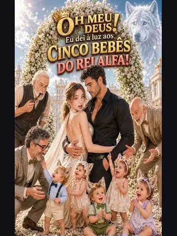 Capa de Oh Meu Deus! Eu Dei a Luz Aos Cinco Bebês do Rei Alfa!