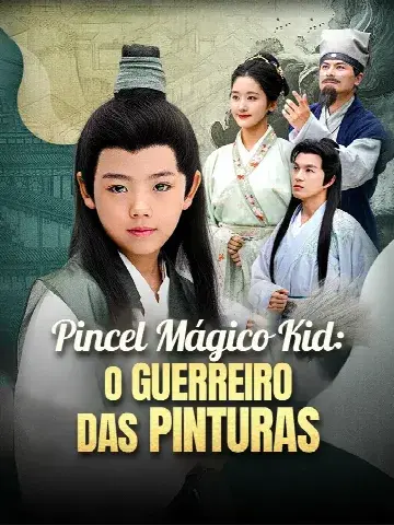 Capa de Pincel Mágico Kid: o Guerreiro das Pinturas