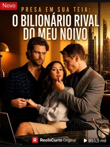 Capa de Presa em Sua Teia / O Bilionário Rival do Meu Noivo