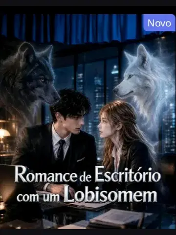 Capa de Romance de Escritório com um Lobisomem