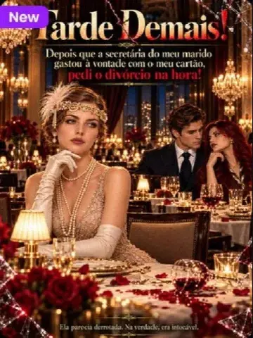 Capa de Tarde Demais! Depois que a Secretária do Meu Marido Gastou à Vontade com Meu Cartão, Pedi o Divórcio na Hora!