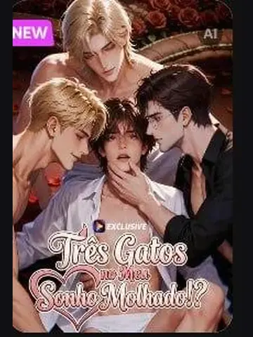 Capa de Três Gatos no Meu Sonho Molhado