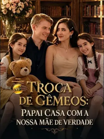 Capa de Troca de Gêmeos: Papai Casa com a Nossa Mãe de Verdade / Twin Swap: Daddy Marry Our Real Mommy / Legenda Exclusiva