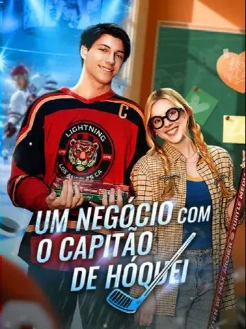 Capa de Um Negócio com o Capitão de Hóquei (Dublado)