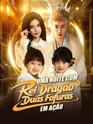 Capa de Uma Noite com Rei Dragão, Duas Fofuras em Ação