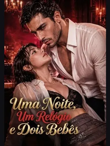 Capa de Uma Noite, um Relógio e Dois Bebês